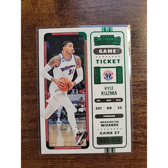 Kyle Kuzma 2022-2023 Panini Contenders #68 - Green - Washington Wizards - NBA - Picture 1 of 2